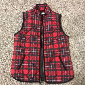 Old Navy Plaid Vest Size Small